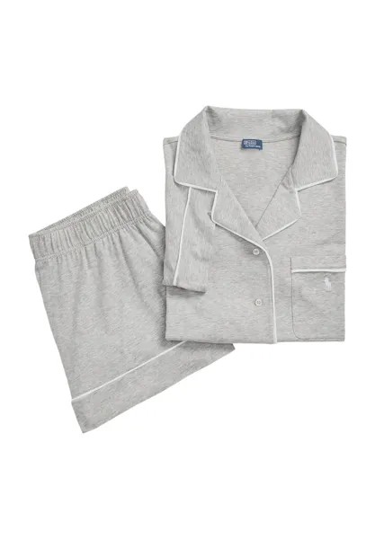 Женская короткая пижама Polo Essentials Heather POLO RALPH LAUREN, цвет Graumel