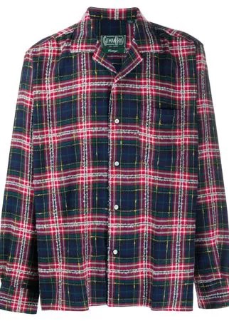 Gitman Vintage рубашка в клетку тартан