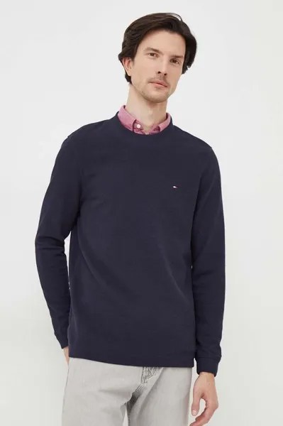 Лонгслив Tommy Hilfiger, темно-синий