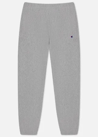 Мужские брюки Champion Reverse Weave Elastic Cuff Brushed Fleece, цвет серый, размер L
