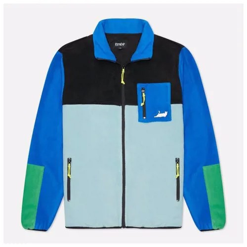 Мужская куртка Ripndip Alameda Color Block Polar Fleece голубой , Размер S