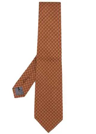 Gianfranco Ferré Pre-Owned галстук в ломаную клетку 1990-х годов