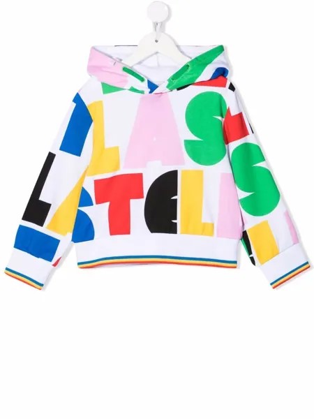 Stella McCartney Kids худи из органического хлопка с принтом