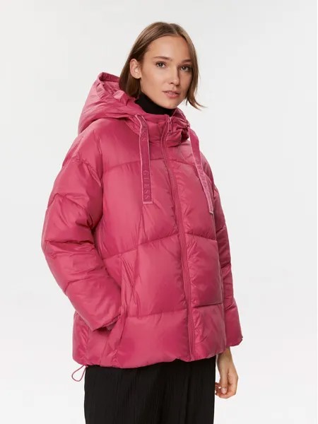 Пуховик стандартного кроя Guess, красный