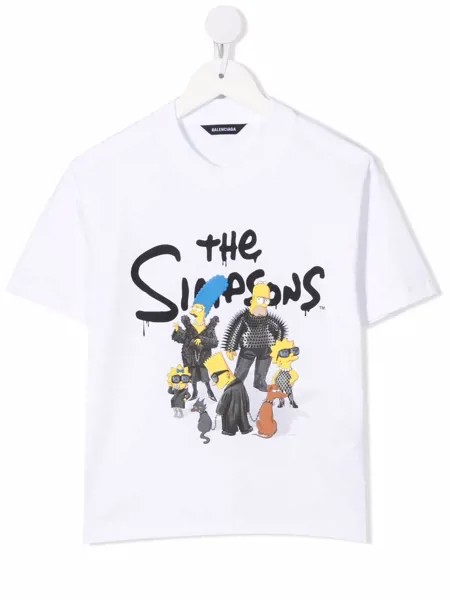 Balenciaga Kids футболка с принтом The Simpsons