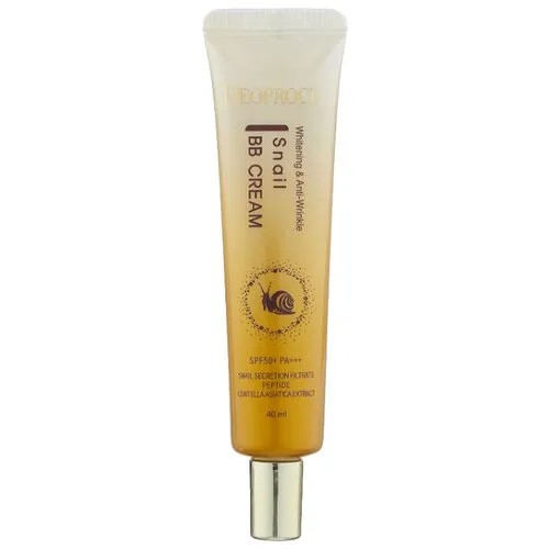 Deoproce BB крем Whitening and Anti-Wrinkle Snail, SPF 50, 40 мл