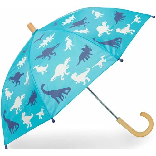 Зонт Hatley голубой с динозаврами