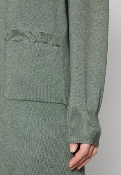 Кардиган Vmwillow Open Plain Cardigan Vero Moda, зеленый