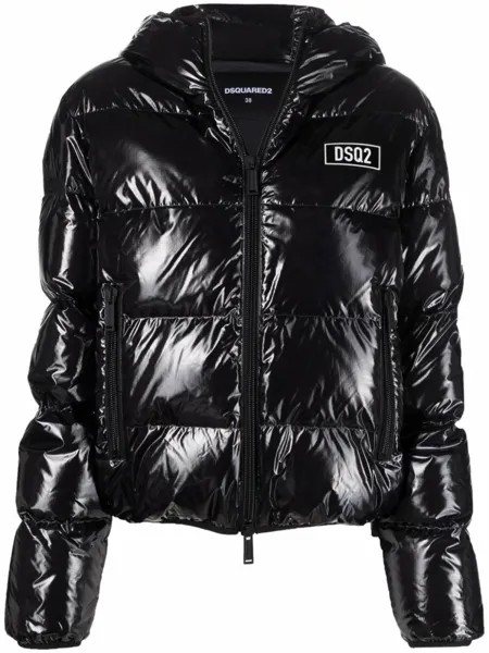 Dsquared2 пуховик на молнии, черный
