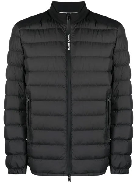 Woolrich стеганый пуховик, черный