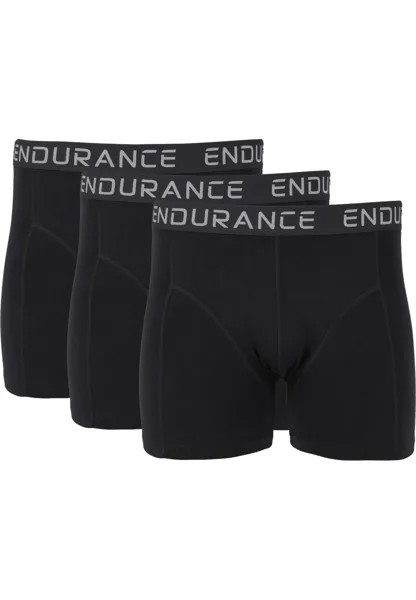 Боксеры Endurance Boxer Shorts Burke, цвет 1001A BlackA