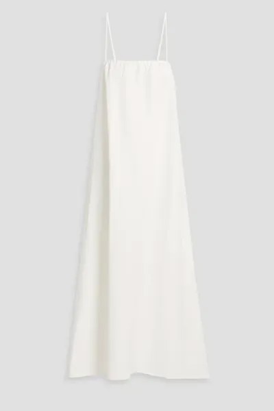 Платье макси из льна Onia, цвет Off-white