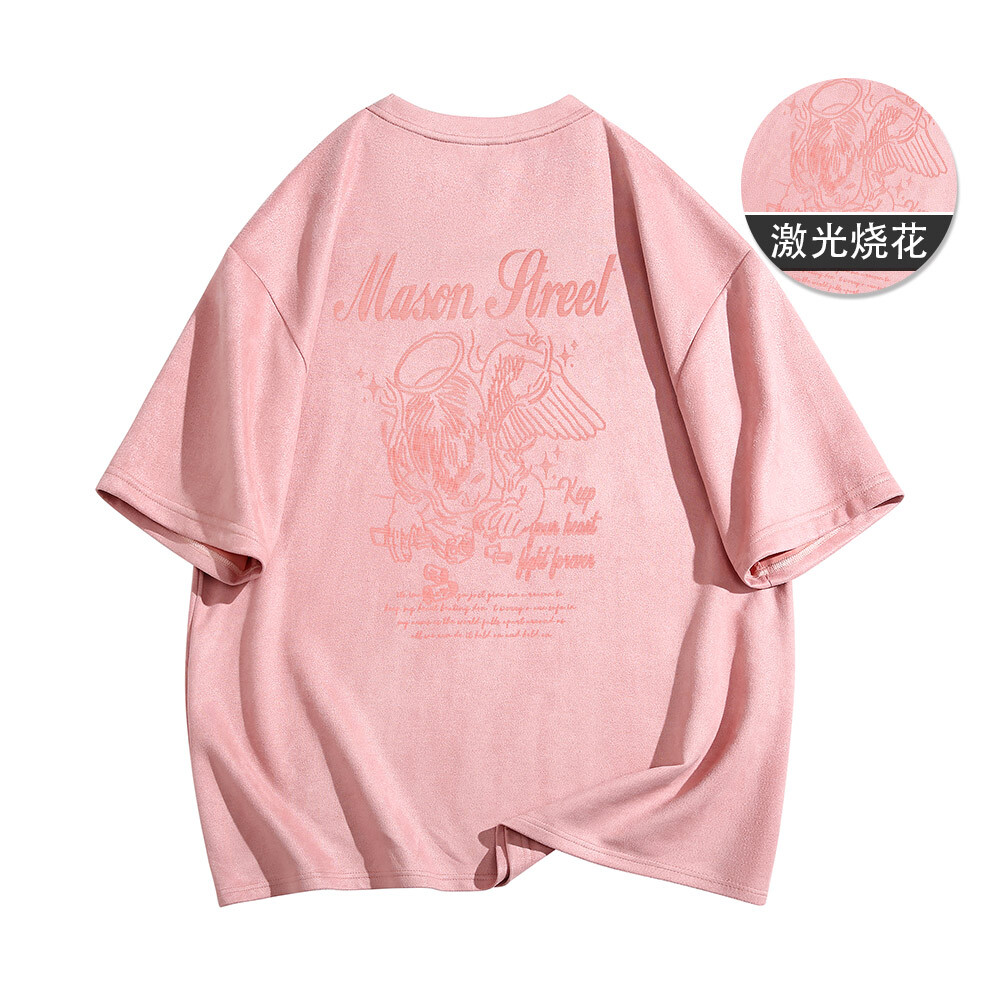 Футболка унисекс Masongarments, Нейтральный розовый (дизайн Love Spider)
