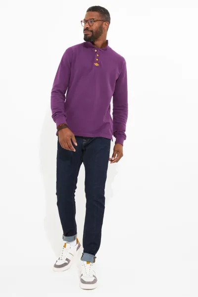 Идеальная рубашка-поло с длинными рукавами Joe Browns, фиолетовый