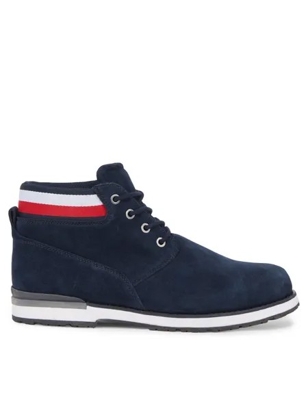 Ботинки Челси Tommy Hilfiger planos Core Hilfiger Suede Boot FM0FM04800 Azul, синий