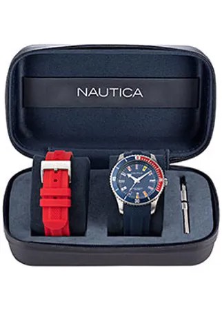 Швейцарские наручные  мужские часы Nautica NAPPBS038. Коллекция Pacific Beach