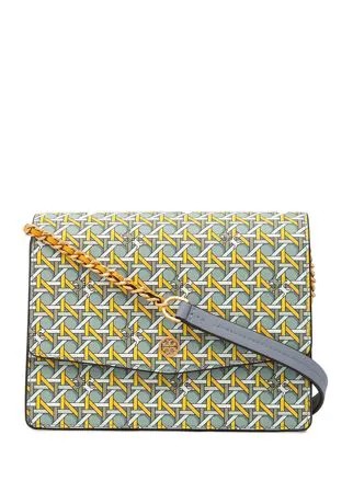 Tory Burch сумка на плечо Robinson с геометричным принтом