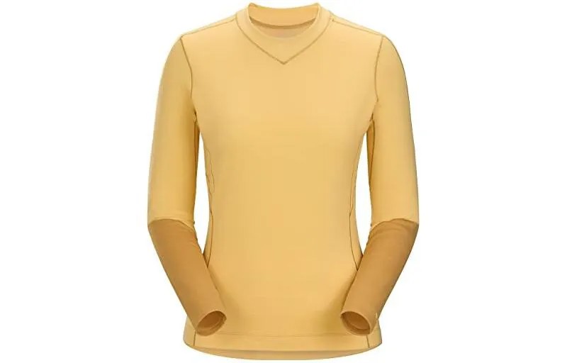 Кофта женская Arcteryx Rho, желтый / коричневый