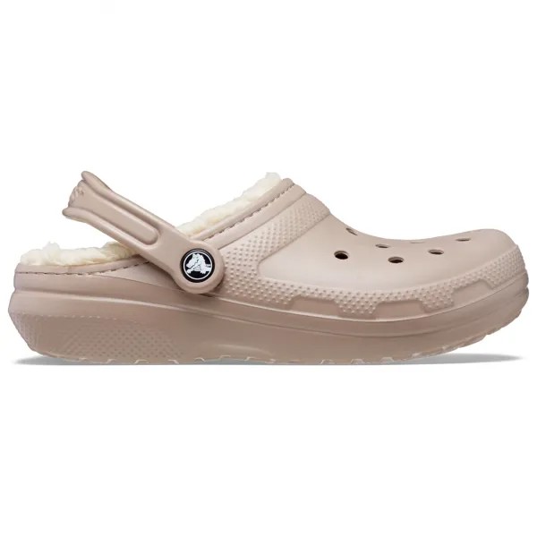 Сандалии Crocs Classic Lined Clog, цвет Mushroom/Bone