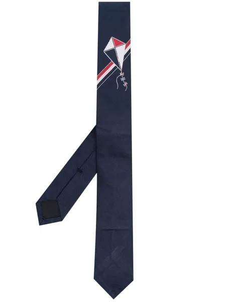 Thom Browne галстук с полосками RWB