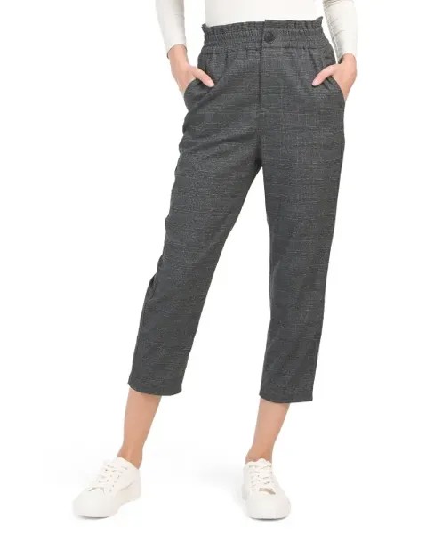 Клетчатые брюки Made In Spain Zara, серый