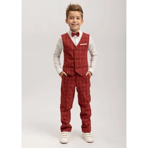Костюм классический NINO kids, размер 146, красный