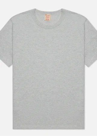 Мужская футболка Champion Reverse Weave Basic Crew Neck Comfort Fit, цвет серый, размер L