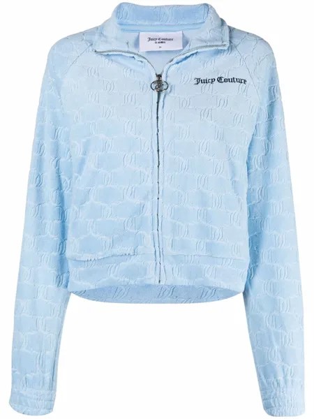 Juicy Couture logo-print zip-up track jacket