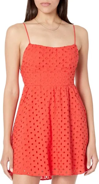 Мини-платье Out Out Town Show Me Your Mumu, цвет Red Eyelet