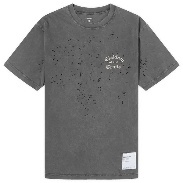 Футболка Satisfy Mothtech T-Shirt, цвет Aged Black