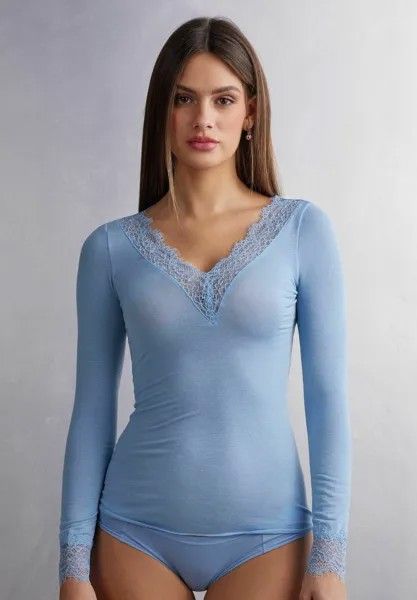 Рубашка с длинным рукавом WARM EFFECT ULTRALIGHT Intimissimi, цвет hellblau dreamy blue