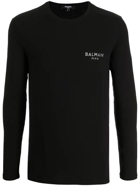 Balmain long-sleeved logo T-shirt