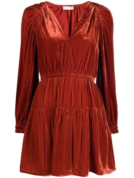 Ulla Johnson платье мини Audrey, оранжевый