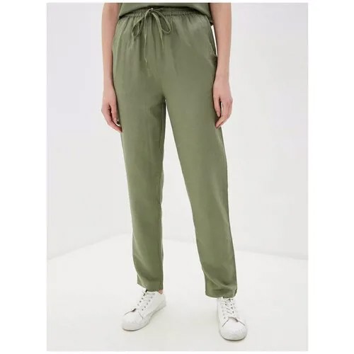 Зеленые брюки на завязках INCITY, цвет хаки, размер XXS