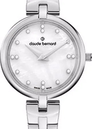 Швейцарские наручные  женские часы Claude Bernard 20220-3MNAPN. Коллекция Dress Code
