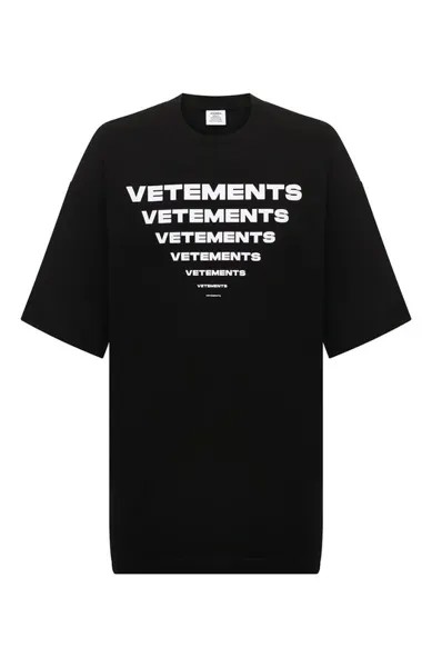 Хлопковая футболка VETEMENTS