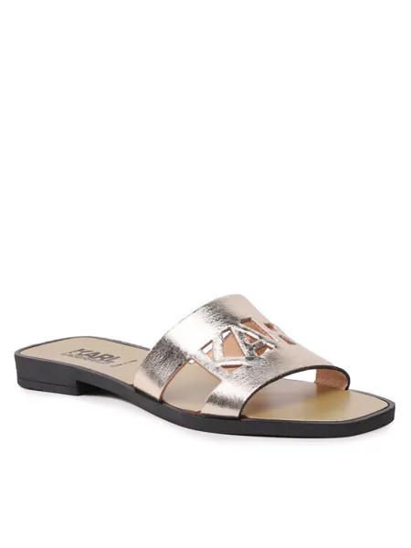 Шлепанцы KL80406 KARL LAGERFELD золотой 35 EU