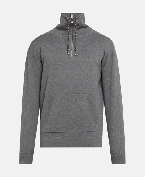 Джемпер с длинными рукавами Boss Black, цвет Medium Grey
