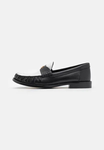 Слипоны Jolene Loafer Coach, цвет black/optic white