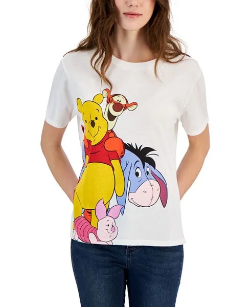 Футболка с короткими рукавами Друзья Disney, белый