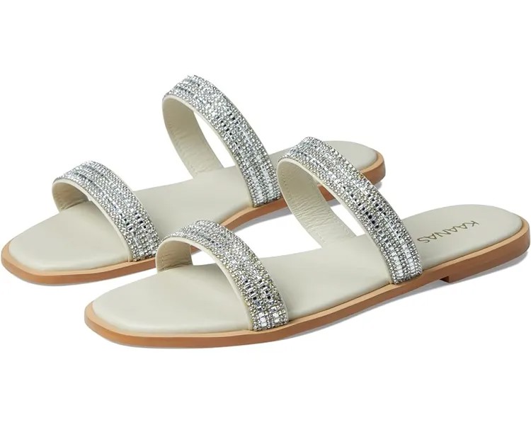 Сандалии KAANAS Whitney Double Diamond Band Sandal, цвет Ice