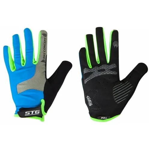 Перчатки STG AL-05-1871 синие/серые/черные/зеленые полноразмерные S
