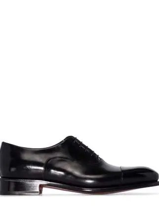 Santoni оксфорды на шнуровке