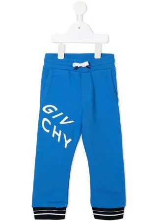 Givenchy Kids спортивные брюки с логотипом