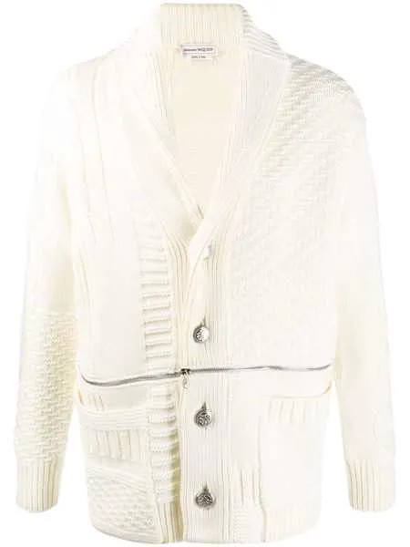 Alexander McQueen кардиган с молнией