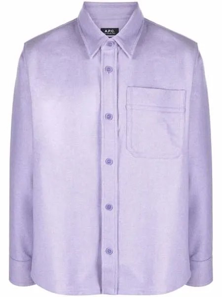 A.P.C. рубашка с длинными рукавами