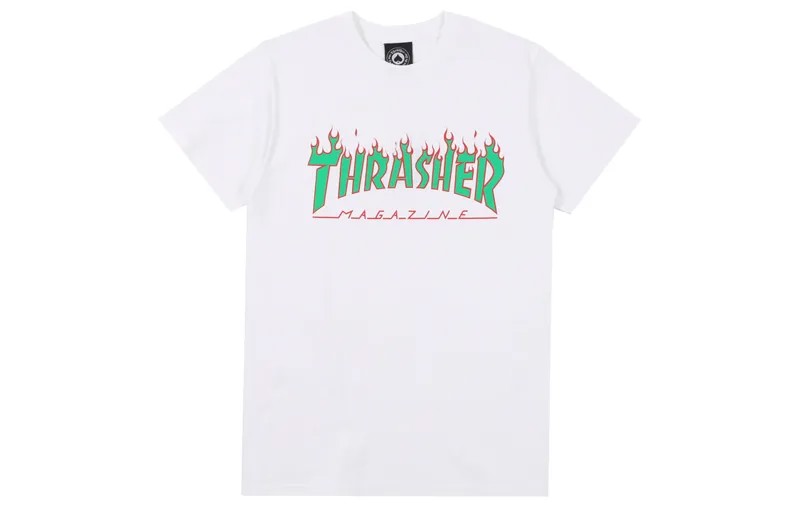 Thrasher Футболка унисекс «Трэшер», Белый