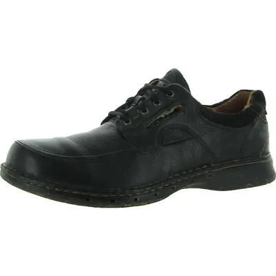 Неструктурированные мужские оксфорды Clarks UN.BEND Черные оксфорды Derby 13 Narrow (C) BHFO 7342