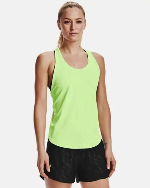 Зеленая женская спортивная футболка Under Armour Tech Vent Tank Top