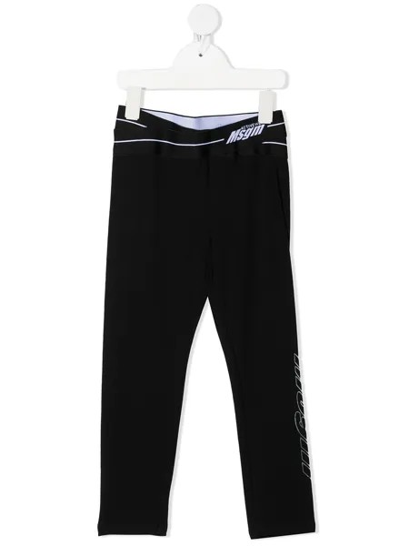 MSGM Kids легинсы с логотипом